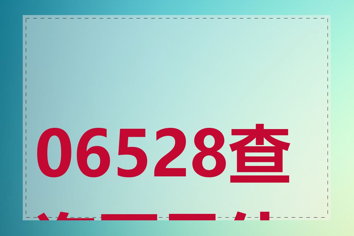 06528查询网是什么