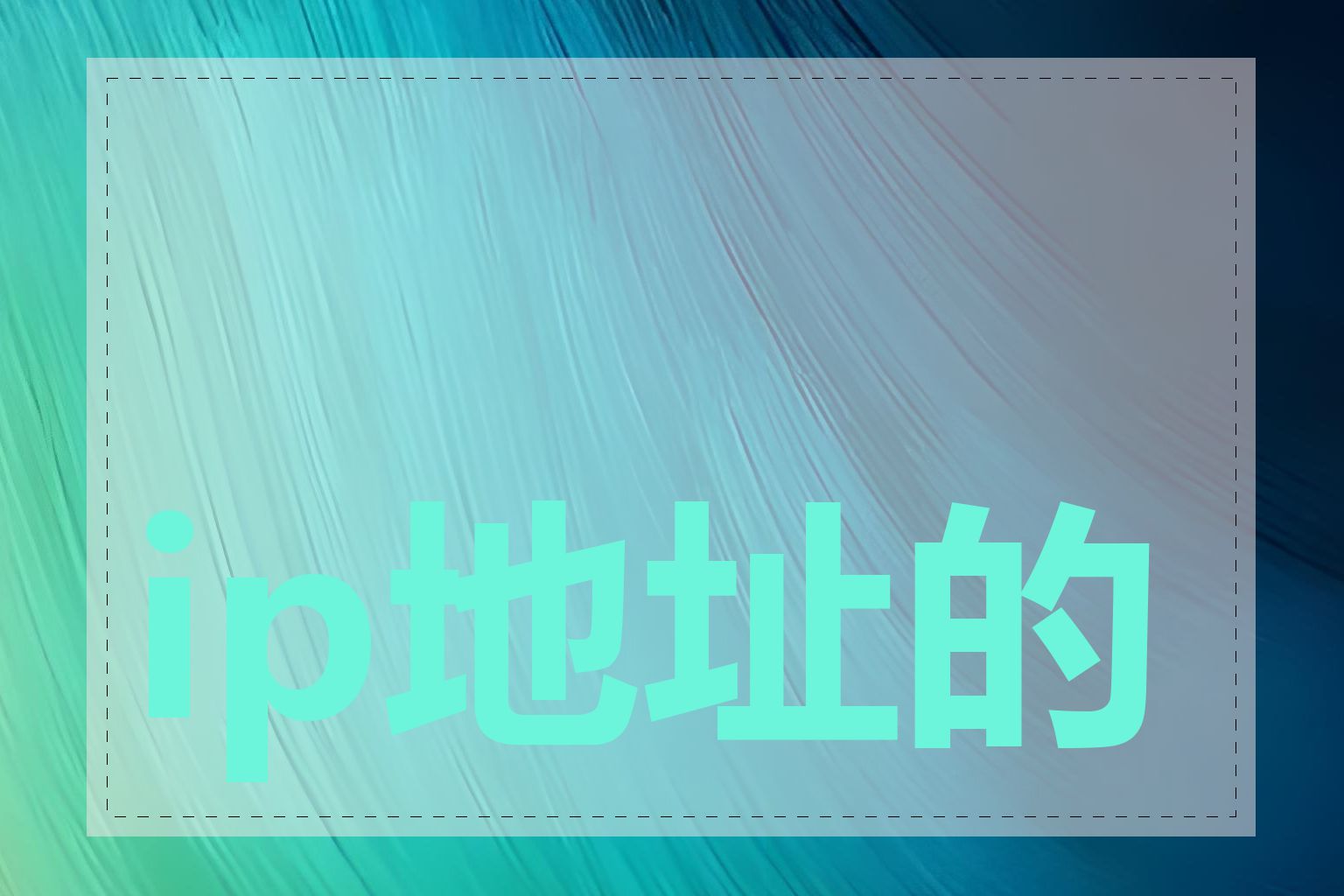 ip地址的种类有哪些