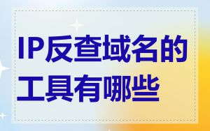 IP反查域名的工具有哪些