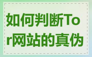 如何判断Tor网站的真伪