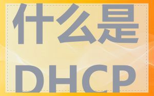 什么是DHCP