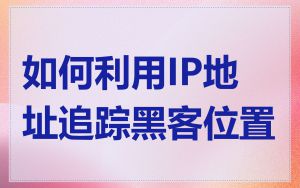 如何利用IP地址追踪黑客位置