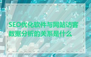 SEO优化软件与网站访客数据分析的关系是什么