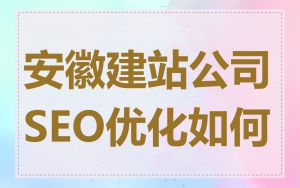 安徽建站公司SEO优化如何
