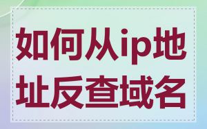 如何从ip地址反查域名