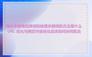 网址中使用品牌词和地理关键词的方法是什么_URL 优化与网页内容优化应该如何协同配合