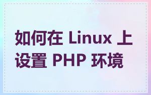 如何在 Linux 上设置 PHP 环境