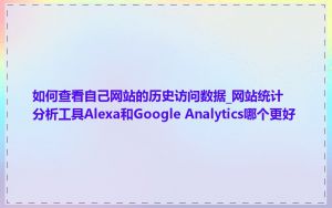 如何查看自己网站的历史访问数据_网站统计分析工具Alexa和Google Analytics哪个更好