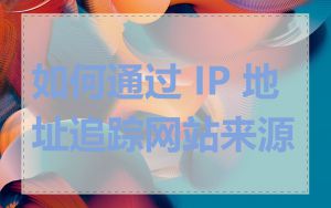 如何通过 IP 地址追踪网站来源