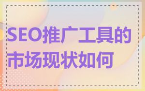 SEO推广工具的市场现状如何