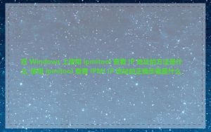 在 Windows 上使用 ipmitool 查看 IP 地址的方法是什么_使用 ipmitool 查看 IPMI IP 地址的正确步骤是什么