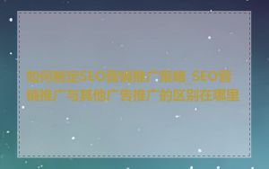 如何制定SEO营销推广策略_SEO营销推广与其他广告推广的区别在哪里