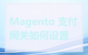 Magento 支付网关如何设置