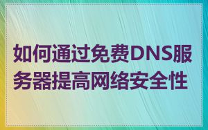 如何通过免费DNS服务器提高网络安全性