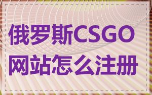 俄罗斯CSGO网站怎么注册