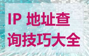 IP 地址查询技巧大全