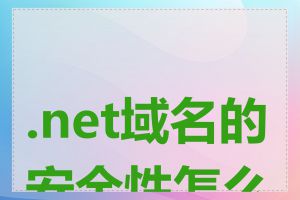 .net域名的安全性怎么样
