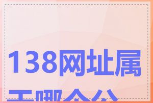 138网址属于哪个公司