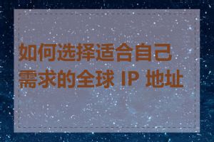 如何选择适合自己需求的全球 IP 地址库