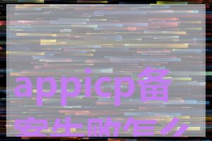 appicp备案失败怎么办