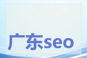 广东seo公司怎么样