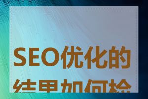 SEO优化的结果如何检测
