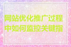 网站优化推广过程中如何监控关键指标