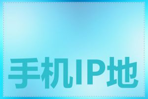 手机IP地址查询网站