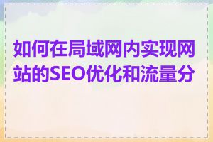 如何在局域网内实现网站的SEO优化和流量分析