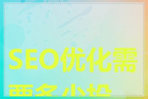 SEO优化需要多少投入