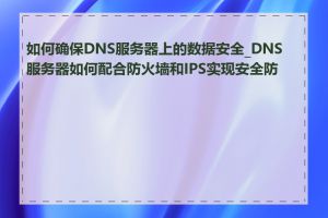 如何确保DNS服务器上的数据安全_DNS服务器如何配合防火墙和IPS实现安全防护