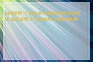如何使用 IP 地址进行网络攻击和渗透测试_如何查看 IP 地址被列入黑名单的原因