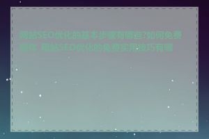 网站SEO优化的基本步骤有哪些?如何免费操作_网站SEO优化的免费实用技巧有哪些