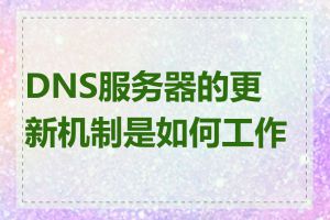 DNS服务器的更新机制是如何工作的