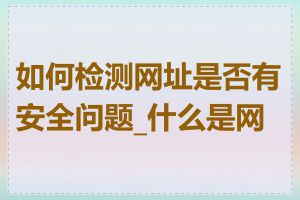 如何检测网址是否有安全问题_什么是网址