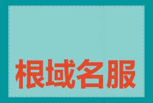 根域名服务器有哪些