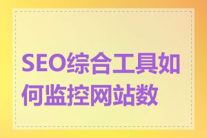 SEO综合工具如何监控网站数据