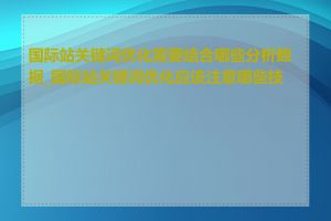 国际站关键词优化需要结合哪些分析数据_国际站关键词优化应该注意哪些技巧