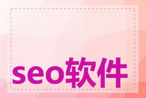 seo软件收费标准