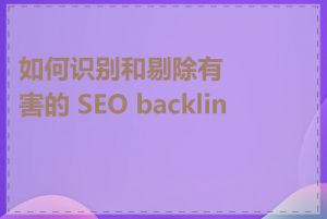 如何识别和剔除有害的 SEO backlink