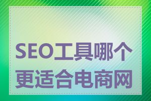 SEO工具哪个更适合电商网站