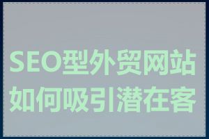 SEO型外贸网站如何吸引潜在客户