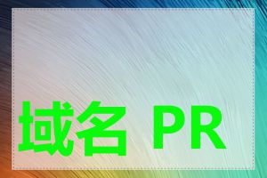 域名 PR 值如何计算