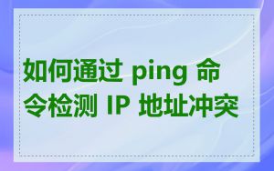 如何通过 ping 命令检测 IP 地址冲突