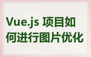 Vue.js 项目如何进行图片优化