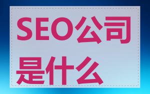 SEO公司是什么