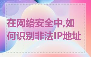 在网络安全中,如何识别非法IP地址