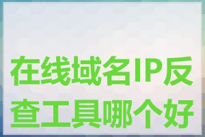 在线域名IP反查工具哪个好用