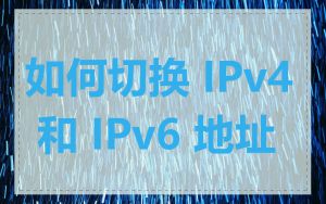 如何切换 IPv4 和 IPv6 地址