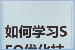 如何学习SEO优化技术